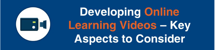 开发在线学习视频 - 考虑[信息图]的关键方面