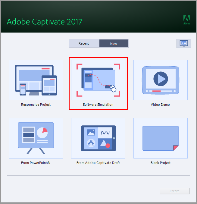 使用Adobe Captivate模拟