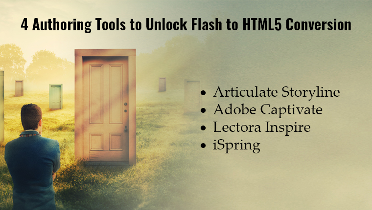 Flash到HTML5转换的前4名创作工具[Infographic]