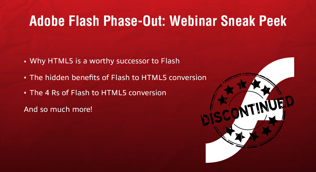 Flash到HTML5转换-所有你需要知道的关于网络研讨会